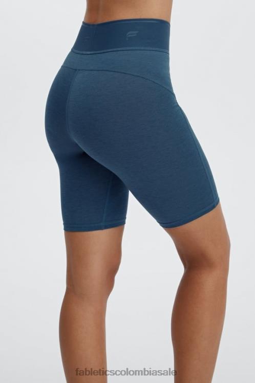 co Fabletics mujer Culotte corto ciclista de lana con cintura ultraalta de 6\" pincel de camuflaje/secuoya 6ZJ06385
