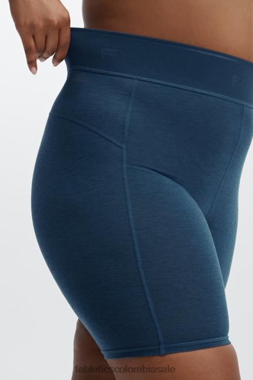 co Fabletics mujer Culotte corto ciclista de lana con cintura ultraalta de 6\" pincel de camuflaje/secuoya 6ZJ06386