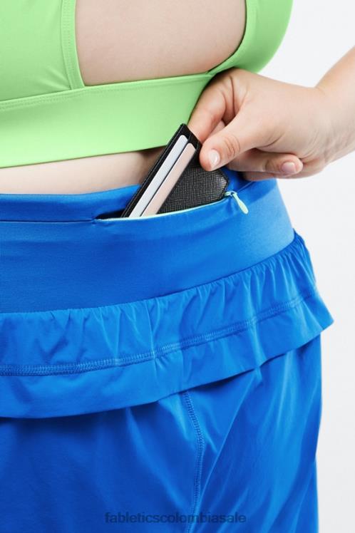 co Fabletics mujer austyn se queda corto azul eléctrico/periquito 6ZJ06572