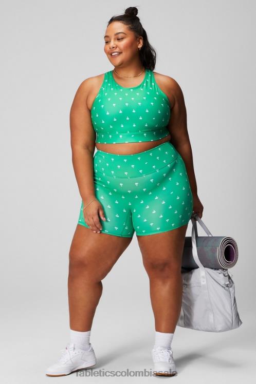 co Fabletics mujer cualquier lugar motion365+ pantalones cortos de talle alto de 6\'\' cerezo eléctrico lavado/blanco 6ZJ06619