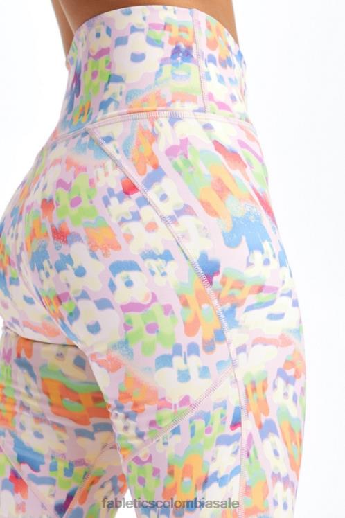 co Fabletics mujer define powerhold talle alto 9\'\' corto 16 grafiti floral/negro 6ZJ06326