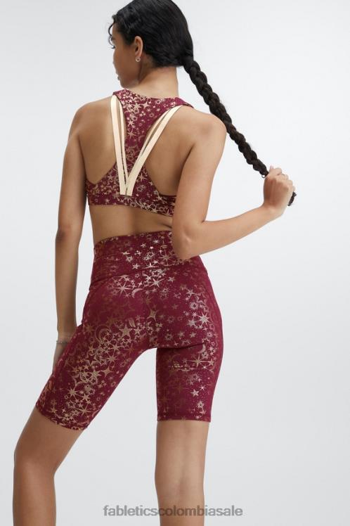 co Fabletics mujer define powerhold talle alto 9\'\' corto 19 sándalo/caqui/plata reflectante 6ZJ06339