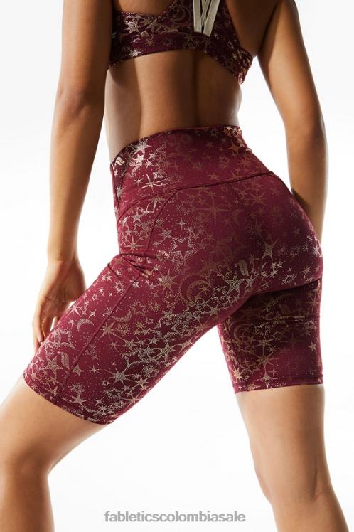 co Fabletics mujer define powerhold talle alto 9\'\' corto 19 sándalo/caqui/plata reflectante 6ZJ06339