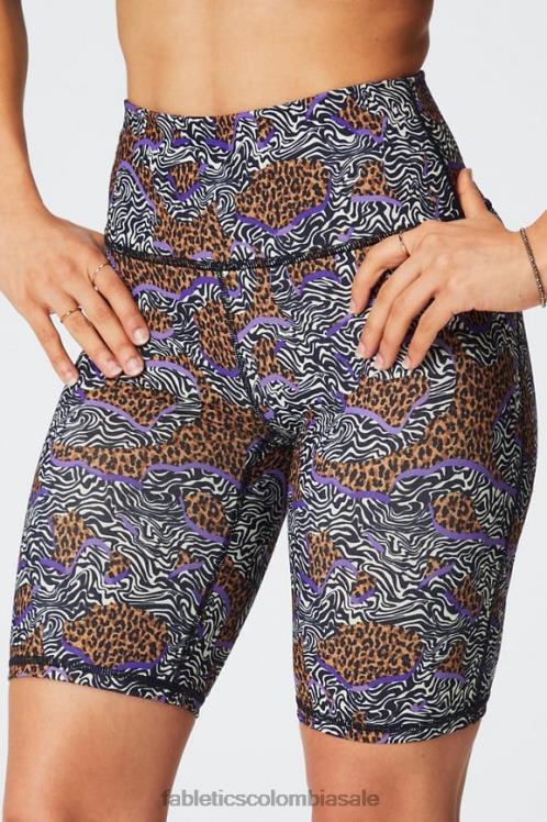 co Fabletics mujer define powerhold talle alto 9\'\' short 15 roca lunar/cañón rosa 6ZJ06322