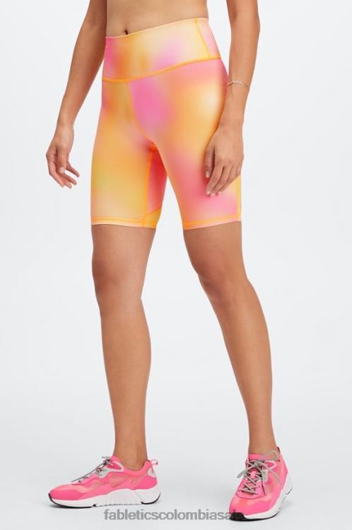 co Fabletics mujer define powerhold talle alto 9\'\' short 17 gris medio/fantasma 6ZJ06330