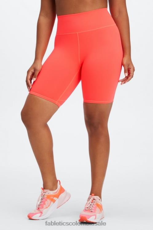co Fabletics mujer define powerhold talle alto 9\'\' short 18 brillo de la ola de medianoche/amanecer 6ZJ06334