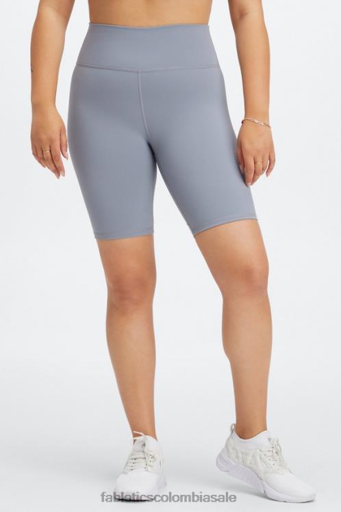 co Fabletics mujer define powerhold talle alto 9\'\' short 18 brillo de la ola de medianoche/amanecer 6ZJ06335