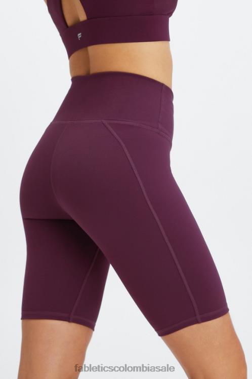 co Fabletics mujer define powerhold talle alto 9\'\' short 18 ponche rosa/oliva desteñido 6ZJ06337