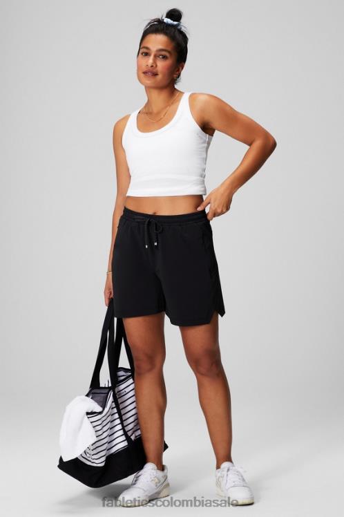 co Fabletics mujer el corto de 5\'\' marina/gris jaspeado/blanco 6ZJ06236