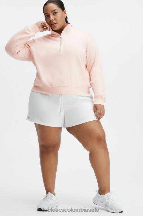 co Fabletics mujer ir a sudadera corta sol de la tarde/crema de mantequilla rosa 6ZJ06427
