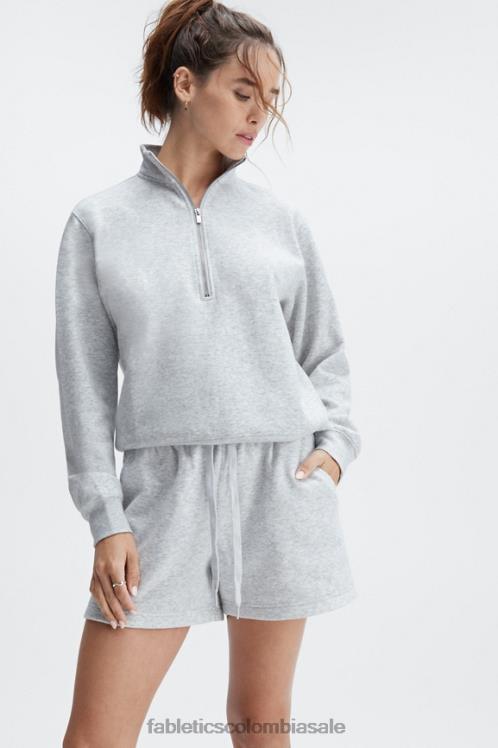 co Fabletics mujer ir a sudadera corta tinte rosa/garceta 6ZJ06424