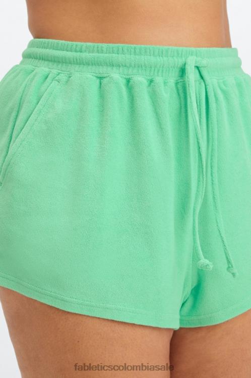co Fabletics mujer toalla de rizo con cordón corto mármol/crema de limón 6ZJ06509