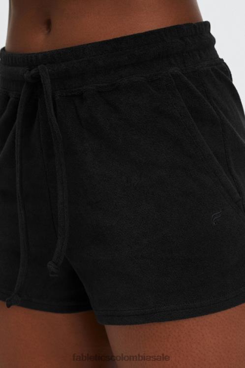 co Fabletics mujer toalla de rizo con cordón corto nube de lluvia/gris ártico 6ZJ06505