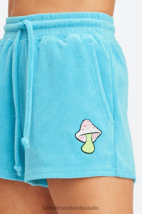 co Fabletics mujer toalla rizo champiñón corto paisaje de ensueño/nube de lluvia 6ZJ06502