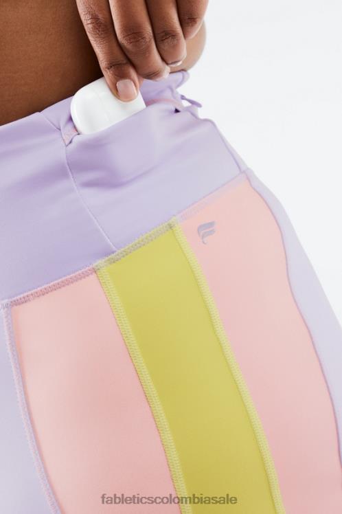 co Fabletics mujer trinity de talle alto corto de 7\" caoba/caoba 6ZJ06551