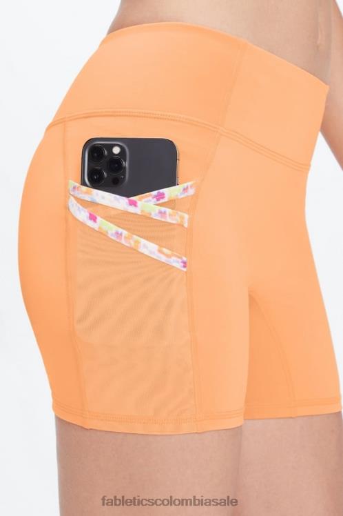 co Fabletics mujer trinity motion365 pantalones cortos de 5\'\' de tiro medio caléndula/nueva ola floral 6ZJ06359
