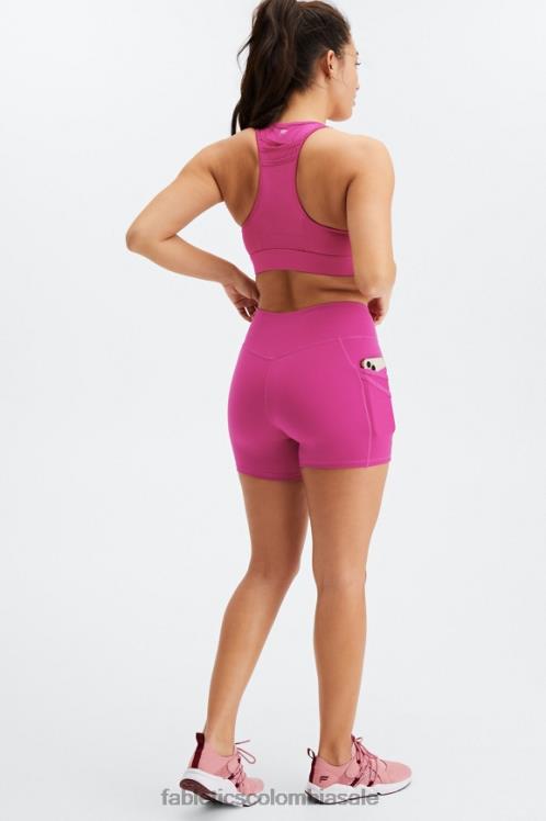 co Fabletics mujer trinity motion365 pantalones cortos de 5\'\' de tiro medio lima azucarada/hipercésped 6ZJ06365