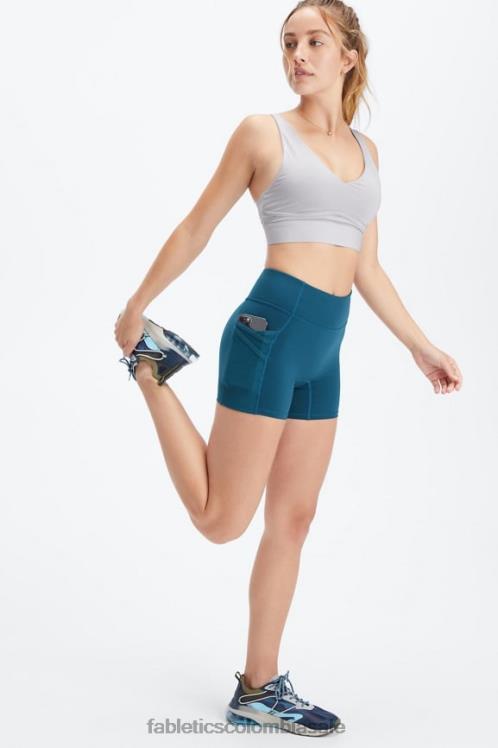 co Fabletics mujer trinity motion365 pantalones cortos de 5\'\' de tiro medio lima azucarada/hipercésped 6ZJ06366
