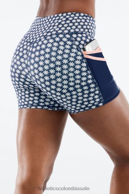 co Fabletics mujer trinity motion365 tiro medio 5\'\' corto abyss porter margarita/polvo rosa 6ZJ06368