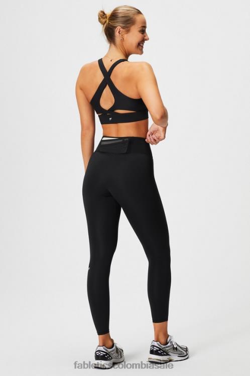 co Fabletics mujer trinity motion365+ calzas de talle alto negro 6ZJ06955