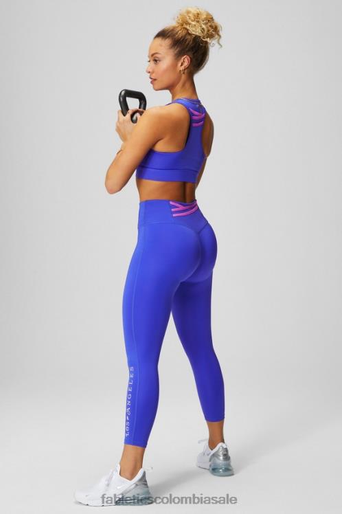 co Fabletics mujer trinity motion365+ capri de talle alto extrema realeza/escape rosa/gráfico 6ZJ06992