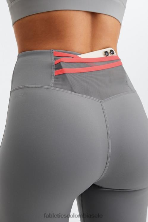 co Fabletics mujer trinity motion365 legging de talle alto 78 gris cantera/atómico 6ZJ061108