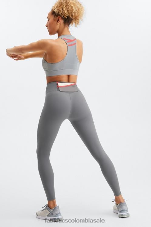 co Fabletics mujer trinity motion365 legging de talle alto 78 gris cantera/atómico 6ZJ061108