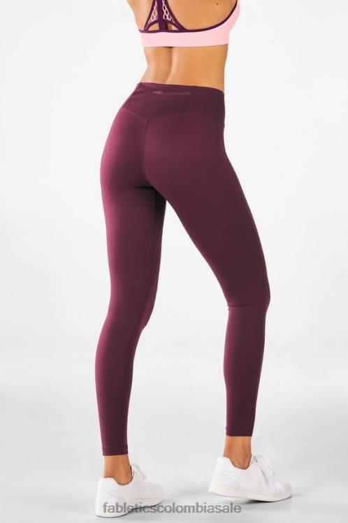 co Fabletics mujer trinity motion365 legging de talle alto 80 borgoña 6ZJ061119