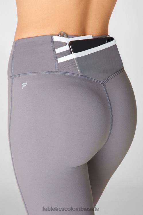 co Fabletics mujer trinity motion365 legging de talle alto 80 gris cantera/blanco 6ZJ061117