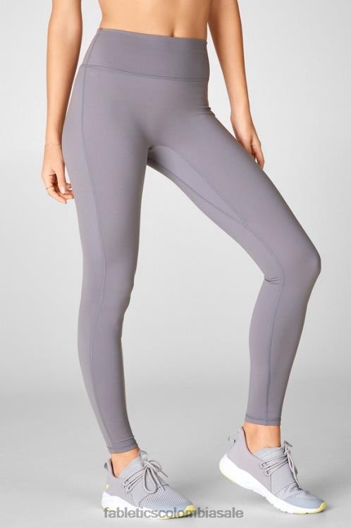 co Fabletics mujer trinity motion365 legging de talle alto 80 gris cantera/blanco 6ZJ061117