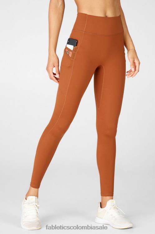 co Fabletics mujer trinity motion365 legging de talle alto 80 teca 6ZJ061120