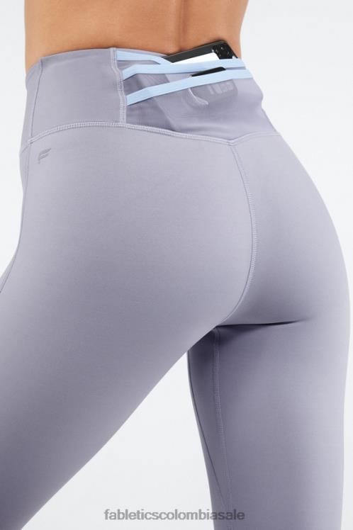 co Fabletics mujer trinity motion365 legging de talle alto 81 gris violeta/azul claro 6ZJ061124