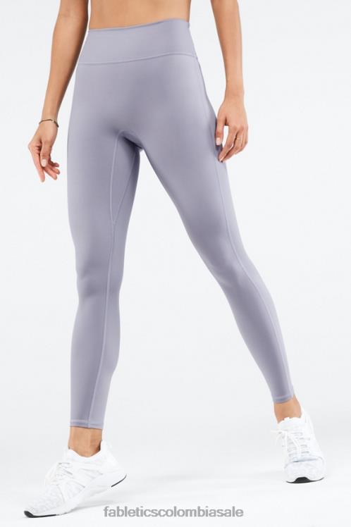 co Fabletics mujer trinity motion365 legging de talle alto 81 gris violeta/azul claro 6ZJ061124