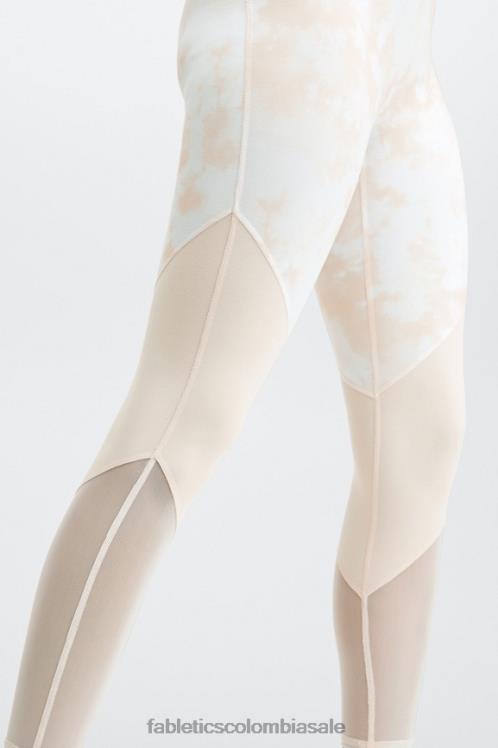 co Fabletics mujer zona talle alto 7/8 miel leche magma/blanco 6ZJ061052