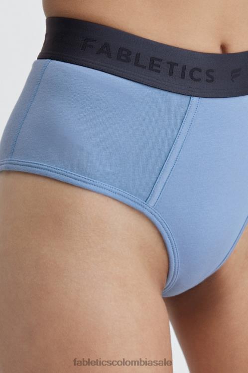 co Fabletics mujer calzoncillos 24-7 talle alto azul holandés 6ZJ062872
