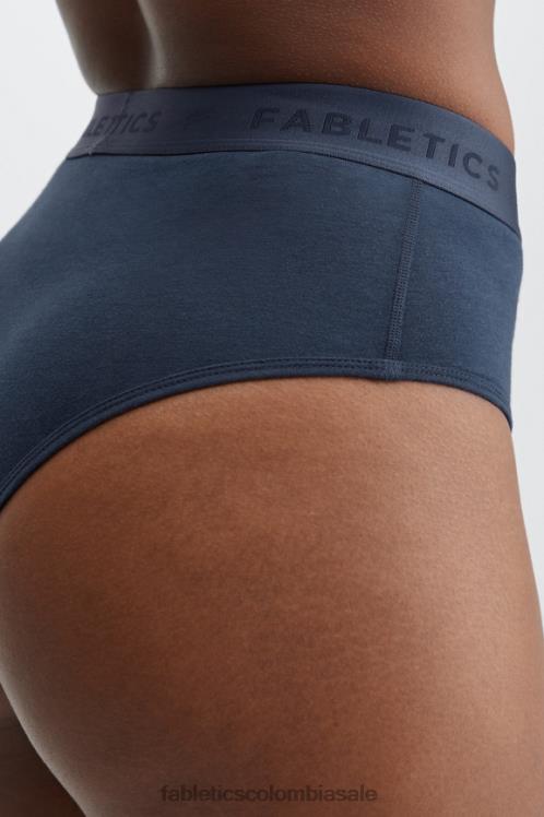 co Fabletics mujer calzoncillos 24-7 talle alto azul marino clásico 6ZJ062871