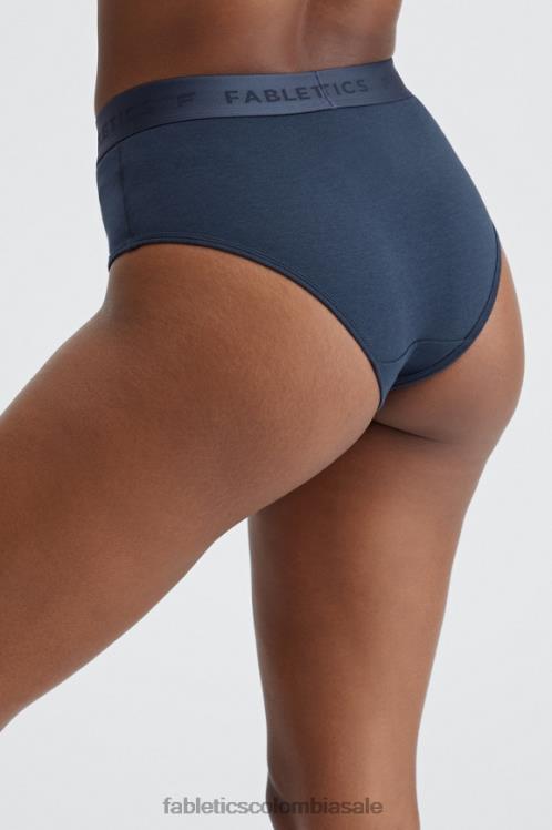 co Fabletics mujer calzoncillos 24-7 talle alto azul marino clásico 6ZJ062871