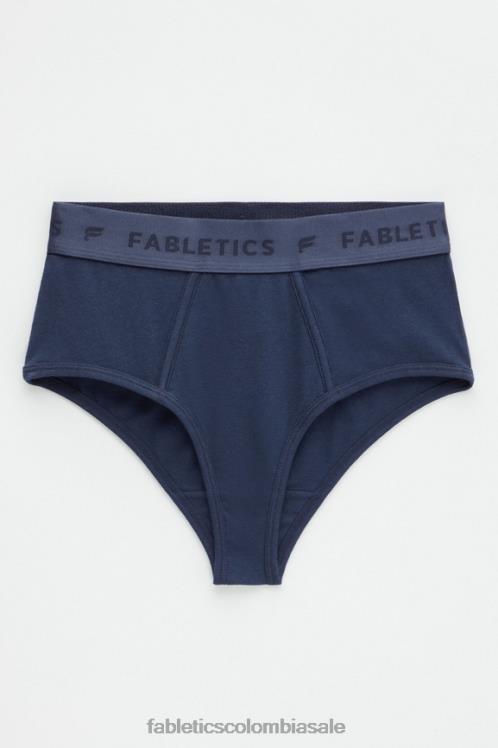 co Fabletics mujer calzoncillos 24-7 talle alto azul marino clásico 6ZJ062871