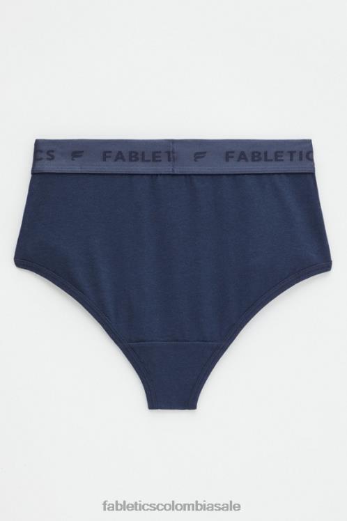 co Fabletics mujer calzoncillos 24-7 talle alto azul marino clásico 6ZJ062871