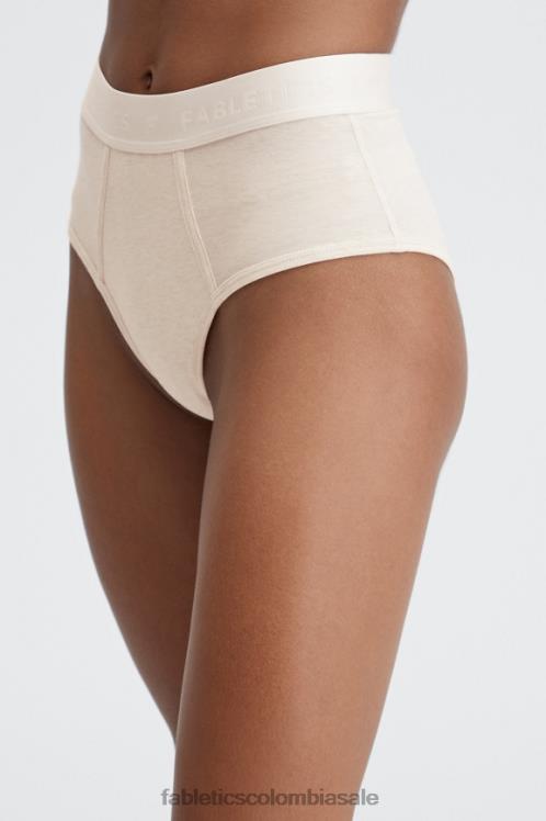 co Fabletics mujer calzoncillos 24-7 talle alto brezo de tapioca 6ZJ062868