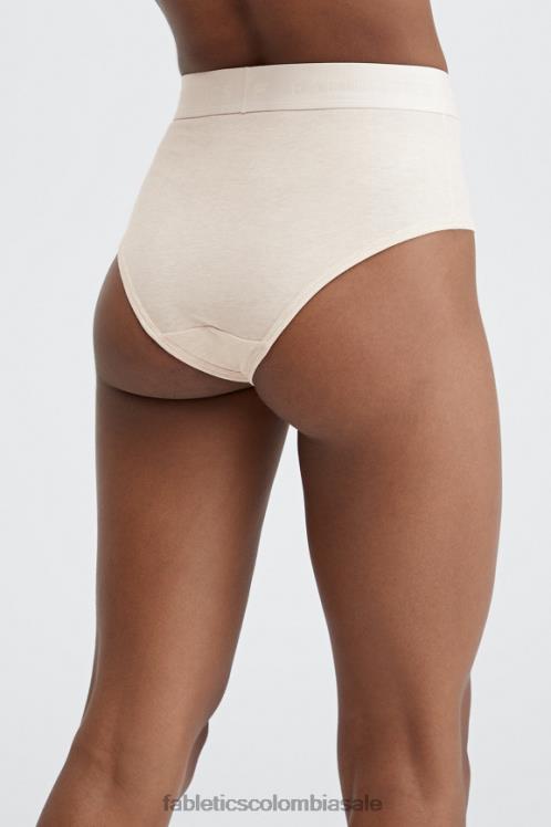 co Fabletics mujer calzoncillos 24-7 talle alto brezo de tapioca 6ZJ062868