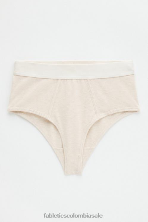 co Fabletics mujer calzoncillos 24-7 talle alto brezo de tapioca 6ZJ062868