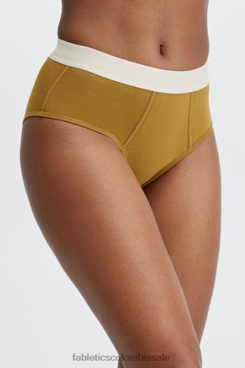 co Fabletics mujer calzoncillos 24-7 talle alto bronce oscuro 6ZJ062867