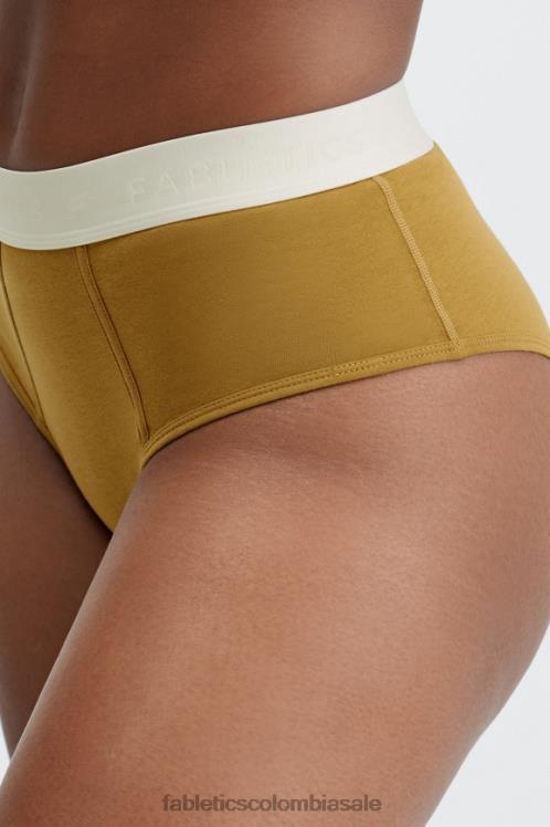 co Fabletics mujer calzoncillos 24-7 talle alto bronce oscuro 6ZJ062867