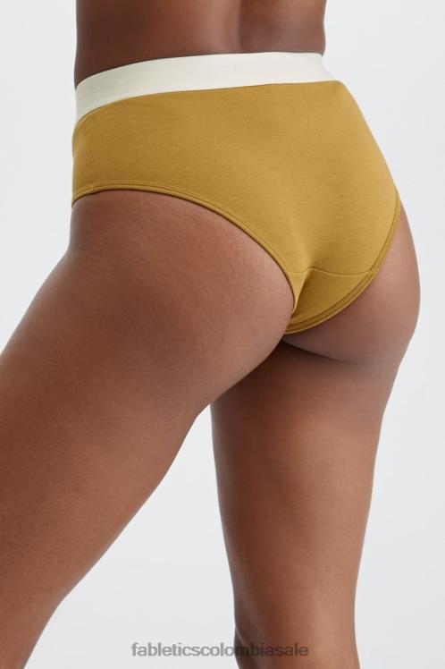 co Fabletics mujer calzoncillos 24-7 talle alto bronce oscuro 6ZJ062867