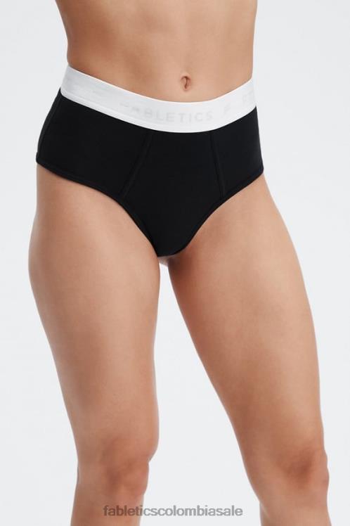 co Fabletics mujer calzoncillos 24-7 talle alto negro 6ZJ062864