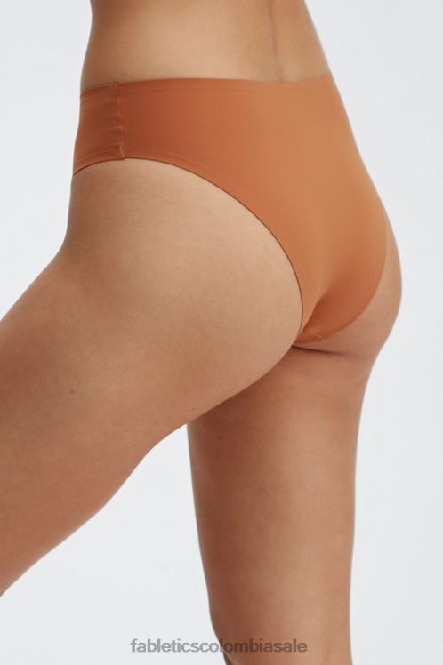co Fabletics mujer calzoncillos atrevidos de corte alto aiko ladrillo quemado 6ZJ062904