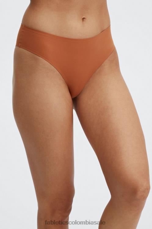 co Fabletics mujer calzoncillos atrevidos de corte alto aiko ladrillo quemado 6ZJ062904