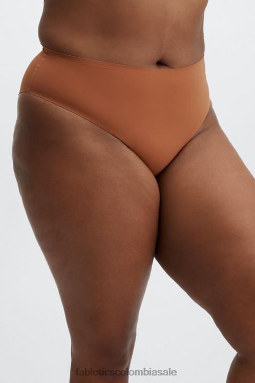 co Fabletics mujer calzoncillos atrevidos de corte alto aiko ladrillo quemado 6ZJ062905