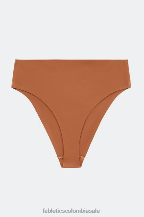 co Fabletics mujer calzoncillos atrevidos de corte alto aiko ladrillo quemado 6ZJ062905
